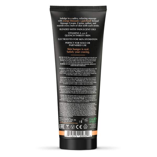 Wicked - Sensual Massage Cream - Orange Blossom + Patchouli - 120 ml - Afbeelding 2