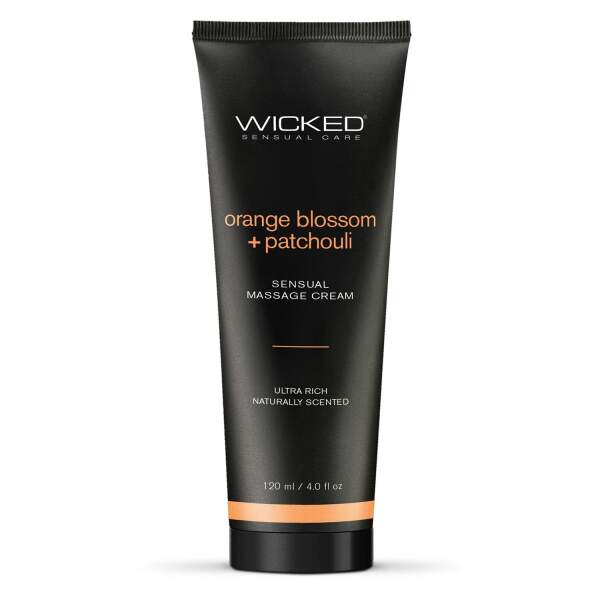 Wicked - Sensual Massage Cream - Orange Blossom + Patchouli - 120 ml