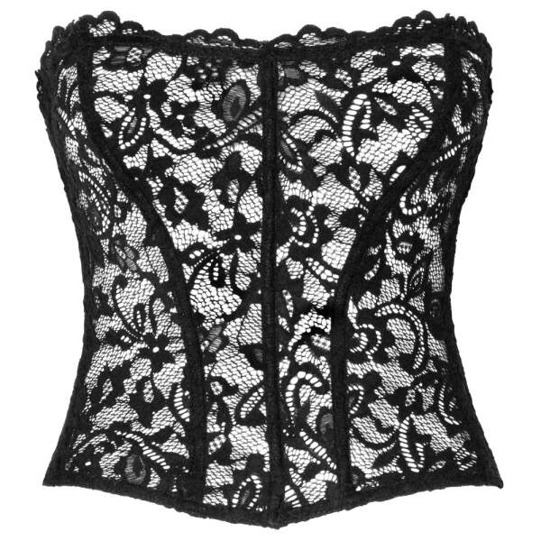 Noir Handmade - Top - Kant - Zwart - Afbeelding 5