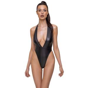 Cottelli Collection - Rio String Body - Matte Look - Zwart