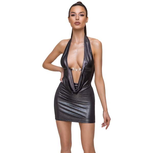 Cottelli Collection - Party Dress - Strass - Zilver - Afbeelding 2
