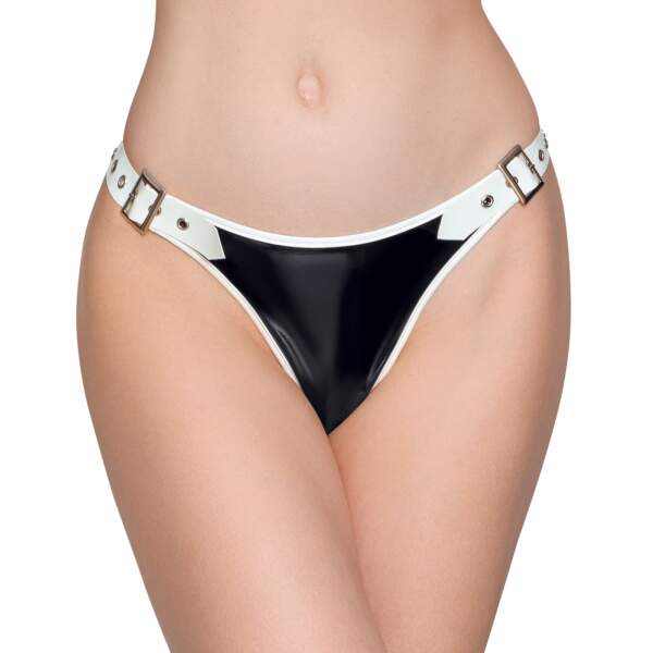 Black Level - String - Verstelbaar - Lak - Zwart - Wit