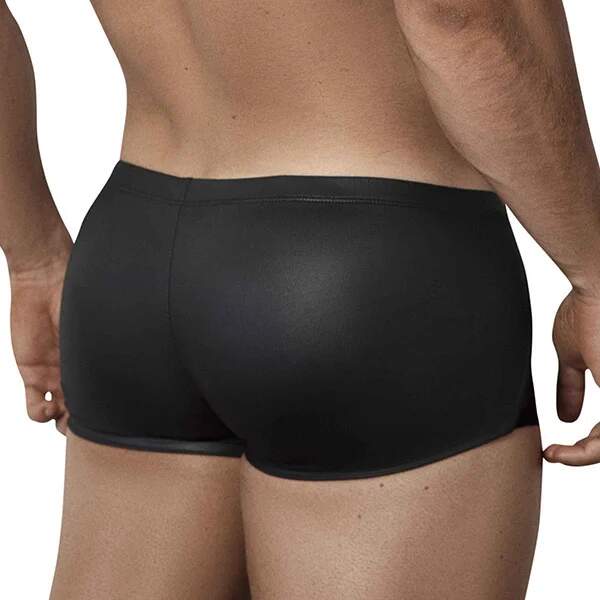 Clever Moda - Hurricane Latin Boxer - Gaas Inzet - Wetlook - Zwart - Afbeelding 2