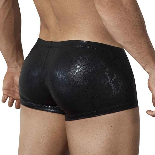 Clever Moda - Brilliant Trunks - Glimmend Slangen Print - Zwart - Afbeelding 2