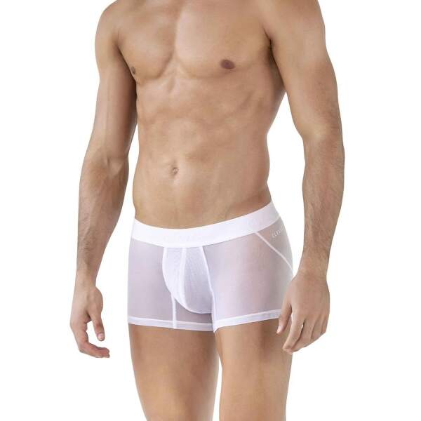 Clever Moda - Yin Yang Trunks - Boxershort - Mesh -  Wit - Afbeelding 3