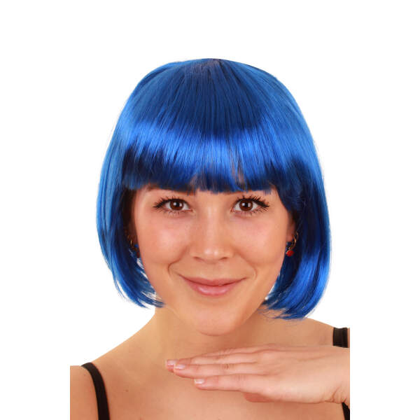 Pruik - Boblijn - Blauw