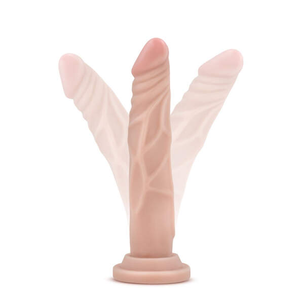 Dr Skin - Realistische Dildo Basic - Zuignap - 19 cm - Nude - Afbeelding 2