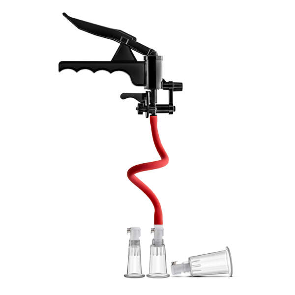 Blush - Clitoris Pomp - Tepel Pomp - Deluxe - 3 Cylinders - Trigger Pump - Afbeelding 3