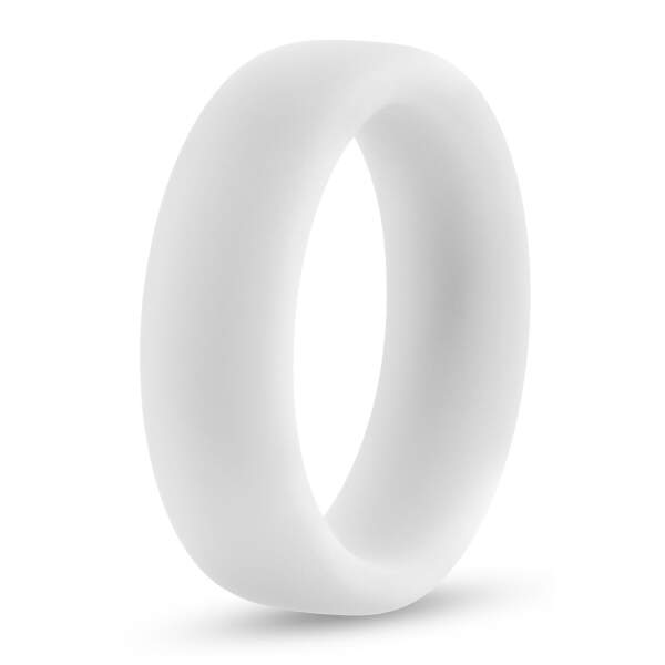 Blush - Cockring - Siliconen - Glow in the Dark  - Wit - Afbeelding 3
