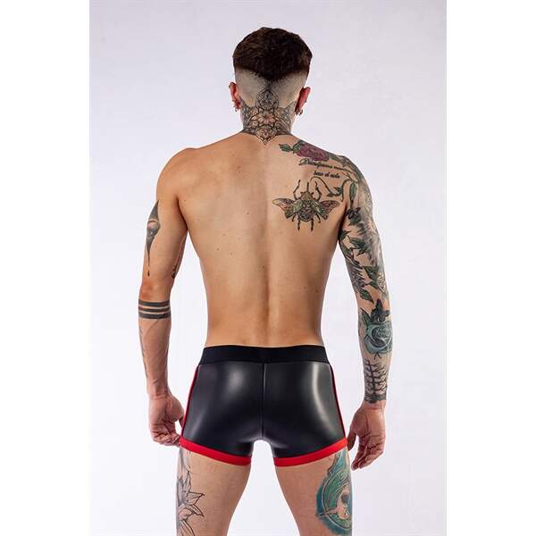 Short met Rode Rits Neopreen - Mr. B - Afbeelding 2