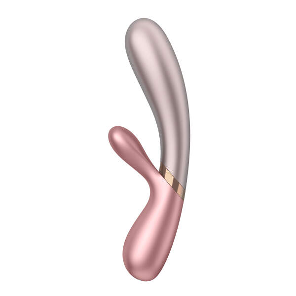 Satisfyer - Hot Lover - Rabbit - Clitoris - G-Spot - Verwarmde Vibrator - met App -Pink - Afbeelding 2