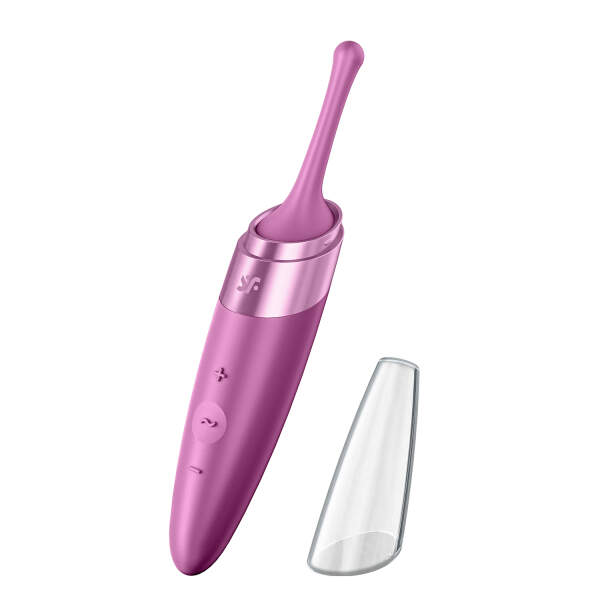 Satisfyer - Twirling Delight - Tip Vibrator - Framboos - Afbeelding 2