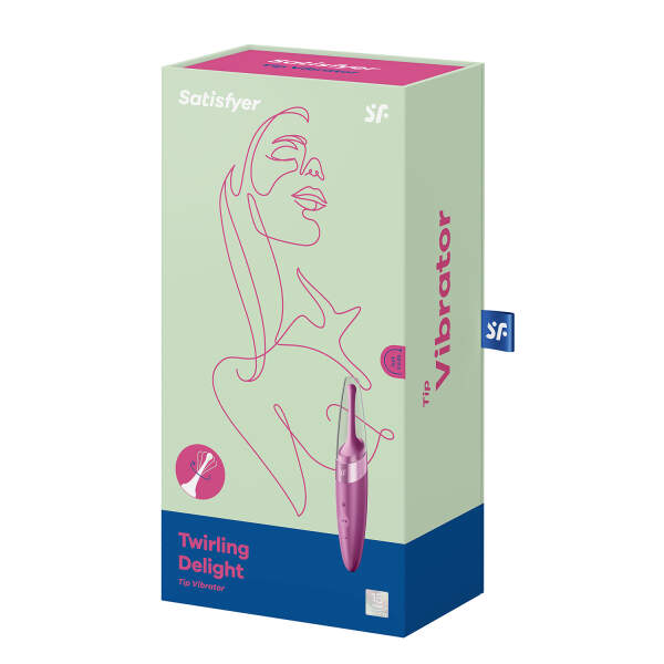 Satisfyer - Twirling Delight - Tip Vibrator - Framboos - Afbeelding 3