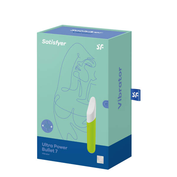 Satisfyer - Ultra Power Bullet 7 - Bullet Vibrator - Groen - Afbeelding 5