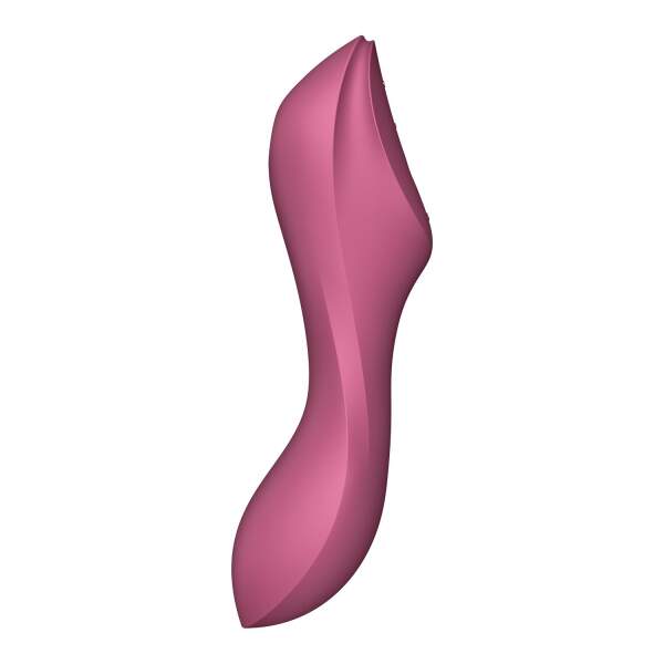 Satisfyer - Curvy Trinity 3 - Multi Use Vibrator - Luchtdruk Vibrator - Rood - Afbeelding 4