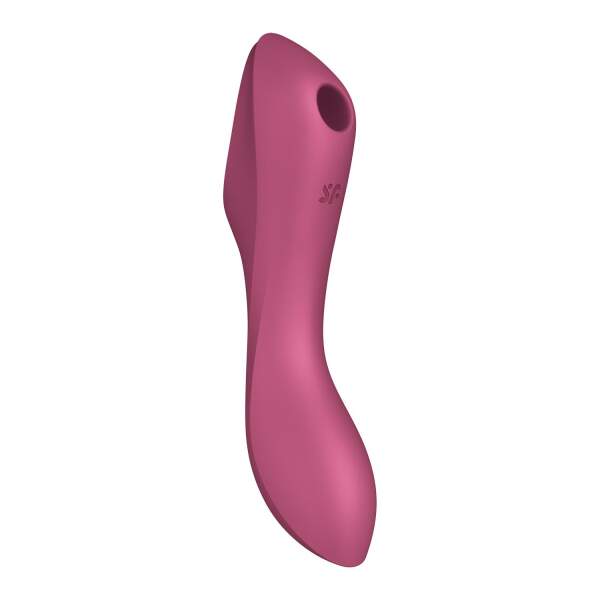 Satisfyer - Curvy Trinity 3 - Multi Use Vibrator - Luchtdruk Vibrator - Rood