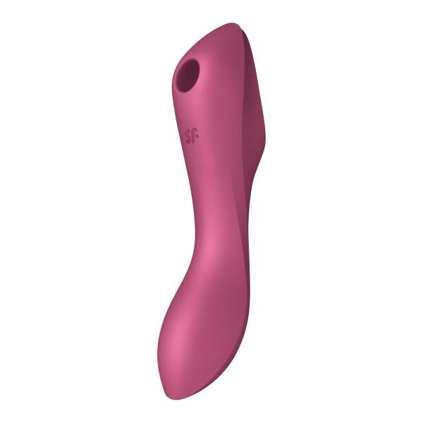 Satisfyer - Curvy Trinity 3 - Multi Use Vibrator - Luchtdruk Vibrator - Rood - Afbeelding 3