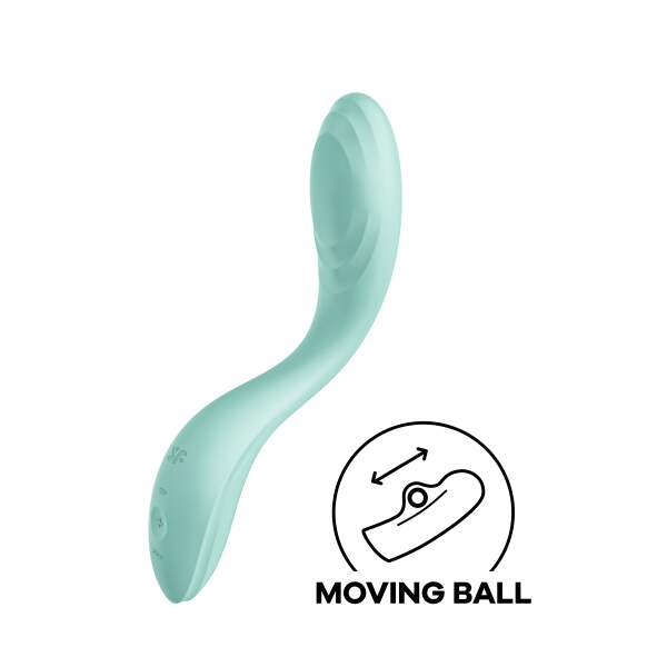 Satisfyer - Rrrolling Pleasure Vibrator - G-spot Stimulatie - Mint - Afbeelding 3