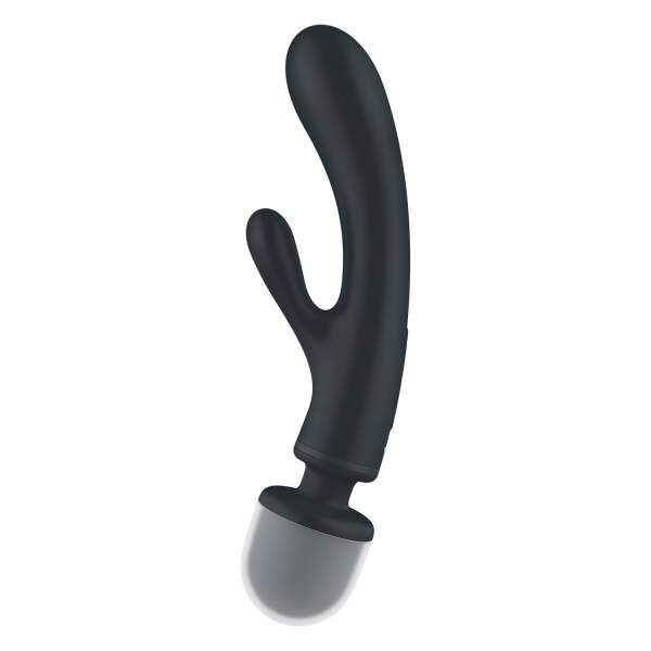 Satisfyer - Triple Lover - Rabbit Vibrator - Wand Vibrator - Grijs - Afbeelding 3