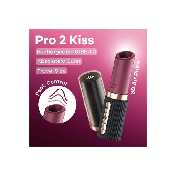 Satisfyer - Pro 2 Kiss - Luchtdruk Vibrator - Clitoris Vibrator - Afbeelding 7