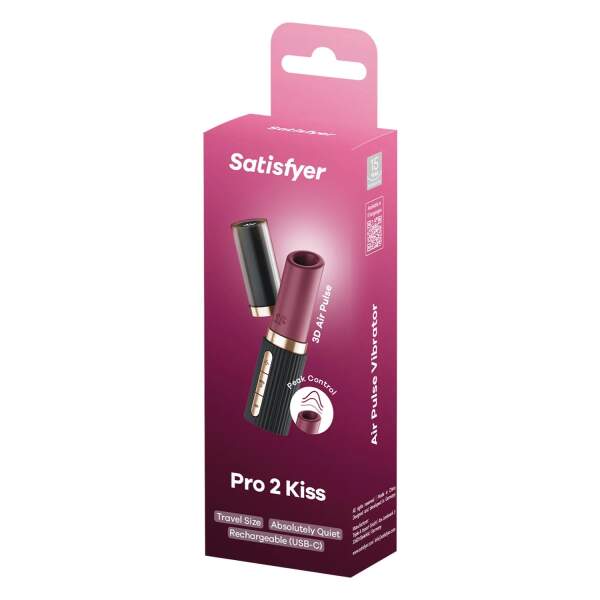 Satisfyer - Pro 2 Kiss - Luchtdruk Vibrator - Clitoris Vibrator - Afbeelding 6