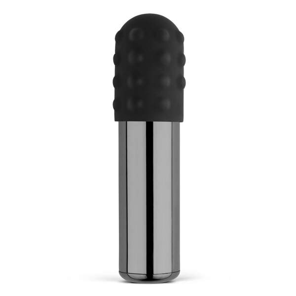 Le Wand - Bullet - Mini Vibrator - 2 Verwisselbare Opzetstukken - Zwart - Afbeelding 3