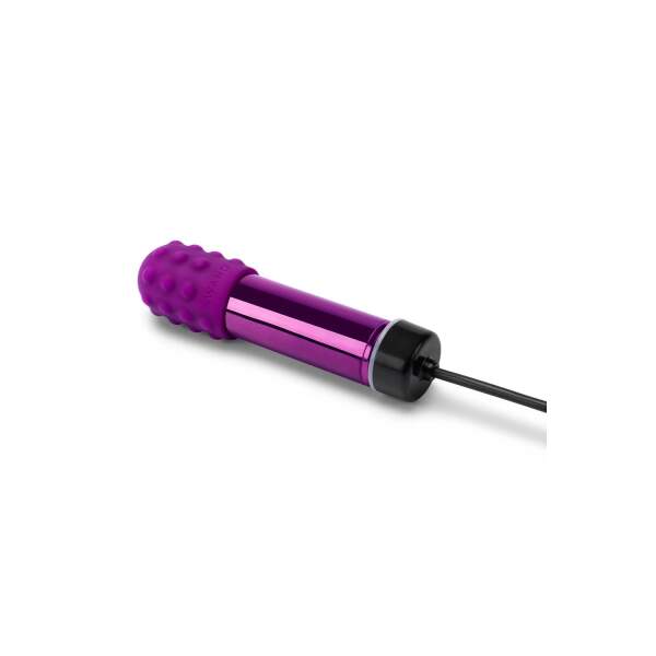 Le Wand - Bullet - Mini Vibrator - 2 Verwisselbare Opzetstukken - Paars - Afbeelding 5