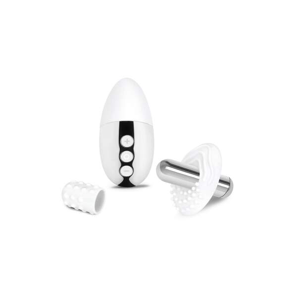 Le Wand - Little Pleasures 6-Delige Collectie - Opleg Vibrator - Bullet Vibrator - Beweegbare Top  - Wit - Afbeelding 4