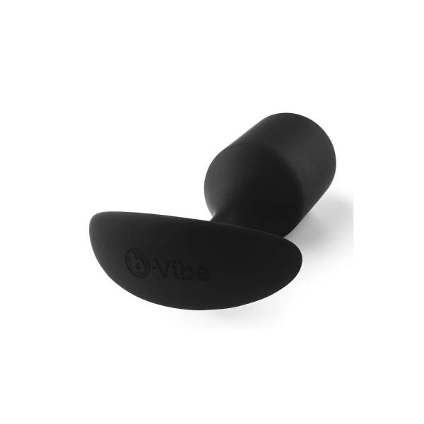 b-Vibe - Snug Plug 4 - Verzwaarde Butt Plug - Siliconen - Zwart - Afbeelding 3