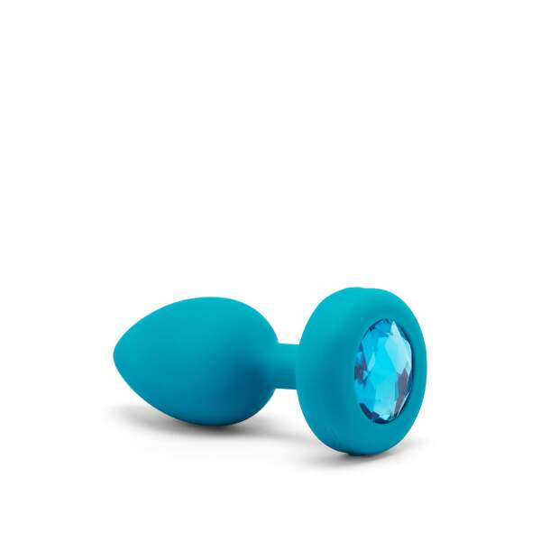 b-Vibe - Vibrating Butt Plug - Jewel - Siliconen - Petrol - S/M - Afbeelding 4