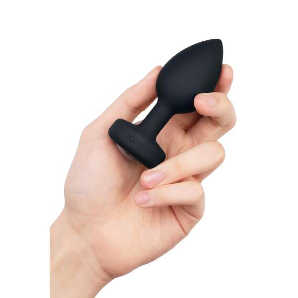 b-Vibe - Vibrating Butt Plug - Jewel - Siliconen - Zwart - M/L - Afbeelding 5