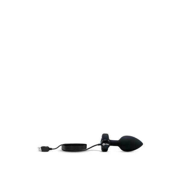 b-Vibe - Vibrating Butt Plug - Jewel - Siliconen - Zwart - M/L - Afbeelding 7
