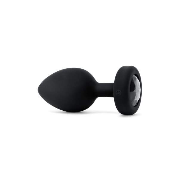 b-Vibe - Vibrating Butt Plug - Jewel - Siliconen - Zwart - XXL - Afbeelding 4