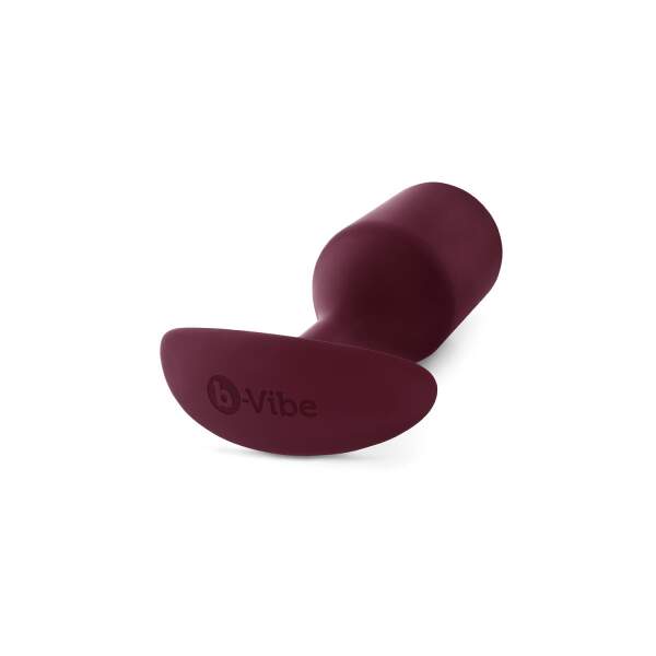 b-Vibe - Snug Plug 5 - Verzwaarde Butt Plug - Siliconen - Rood - Afbeelding 3