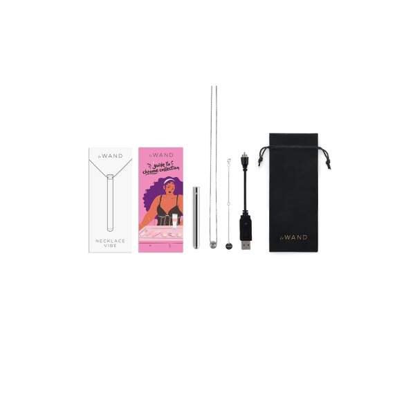 Le Wand - Necklace Vibe - Ketting - Vibrator - Stainless Steel - Zilver - Afbeelding 6