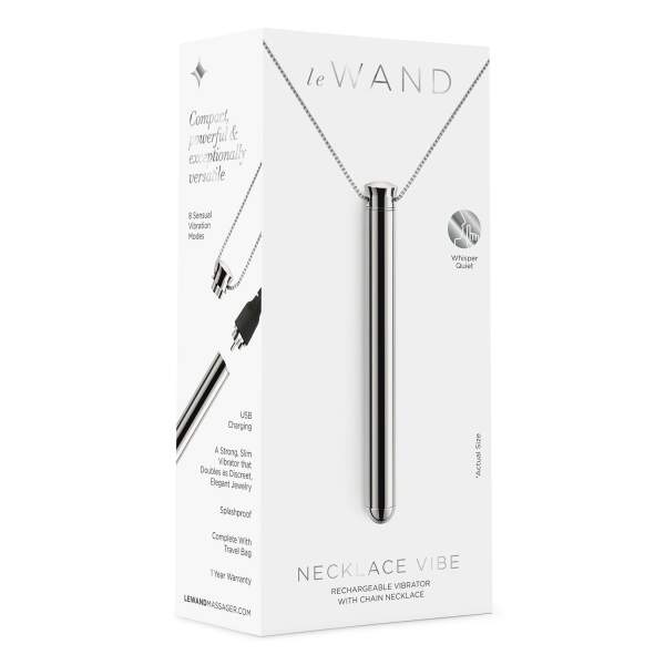 Le Wand - Necklace Vibe - Ketting - Vibrator - Stainless Steel - Zilver - Afbeelding 8
