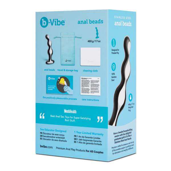 b-Vibe - Anal Beads - RVS - Afbeelding 8