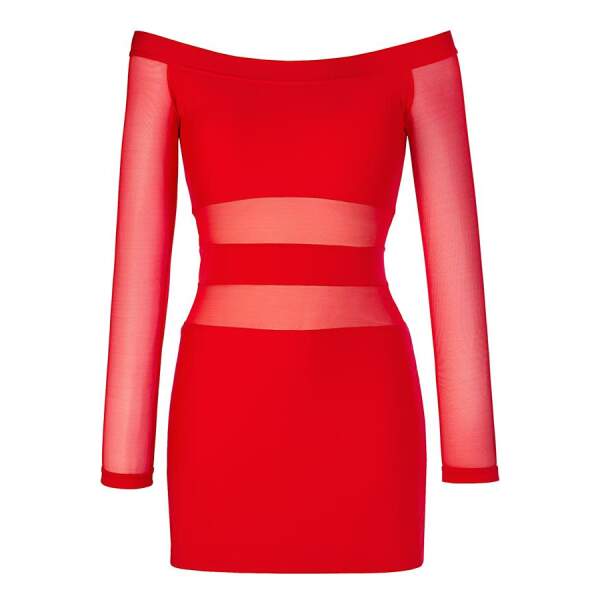 Axami - Jurk Artemis - Wetlook - Gaas - Rood - Afbeelding 4