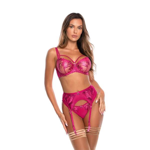 Axami - Brillance - Kanten BH - Straps - Fuchsia