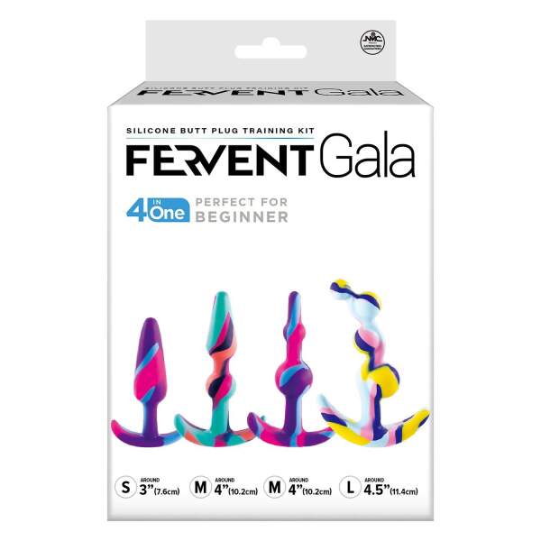 NMC - Anal Training Kit - 4 Butt Plugs - Beginner - Siliconen - Multi Color - Afbeelding 2