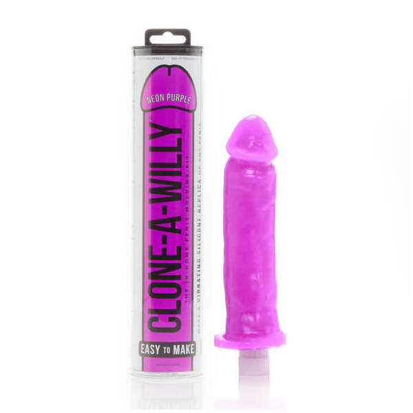 Clone-a-Willy - Replica Kit - Dildo - Vibrator - Siliconen - Neon Purple