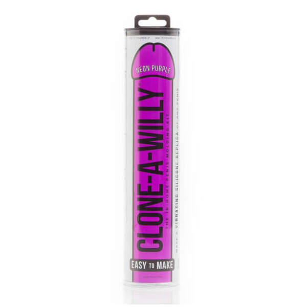 Clone-a-Willy - Replica Kit - Dildo - Vibrator - Siliconen - Neon Purple - Afbeelding 3