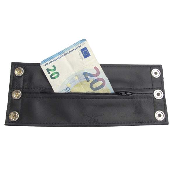 Leren Pols Wallet Zip