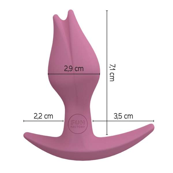 Fun Factory - Bootie Fem - Female Butt Plug - Tulip - Siliconen - Roze - Afbeelding 3