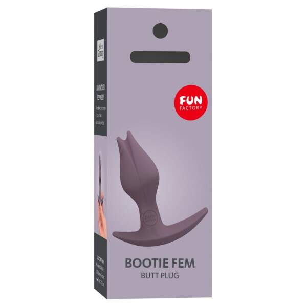 Fun Factory - Bootie Fem - Female Butt Plug - Tulip - Siliconen - Taupe - Afbeelding 4