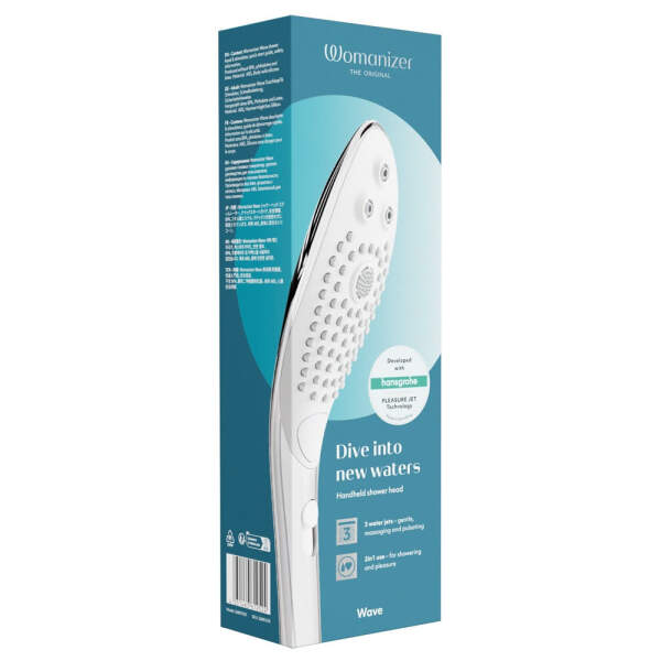 Womanizer - Wave - Intiem Douchekop - Chroom - Afbeelding 6
