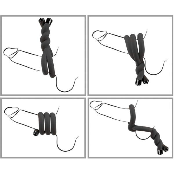 Bad Kitty - Bendable Cockring - Ball Ring - Siliconen Rubber - Afbeelding 3