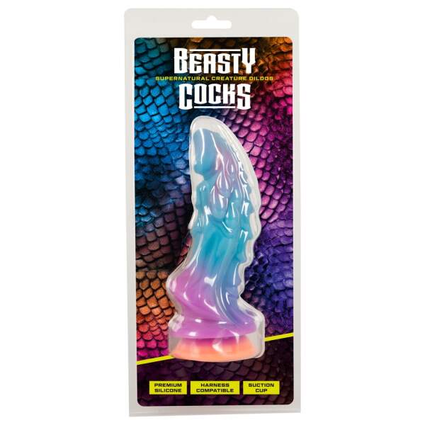 You2Toys - Beasty Cock - Monster Dildo - Glow in the Dark- Siliconen - Afbeelding 6