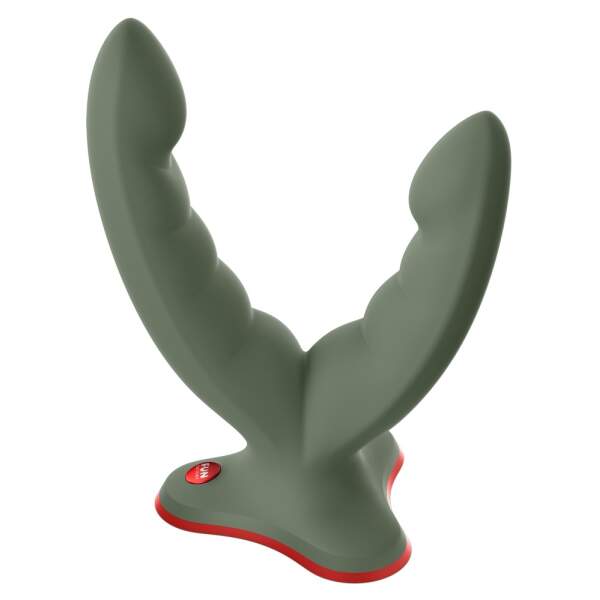 Fun Factory - Ryde - Dubbele Dildo - Zuignap - Anaal - Vaginaal - Siliconen - Groen