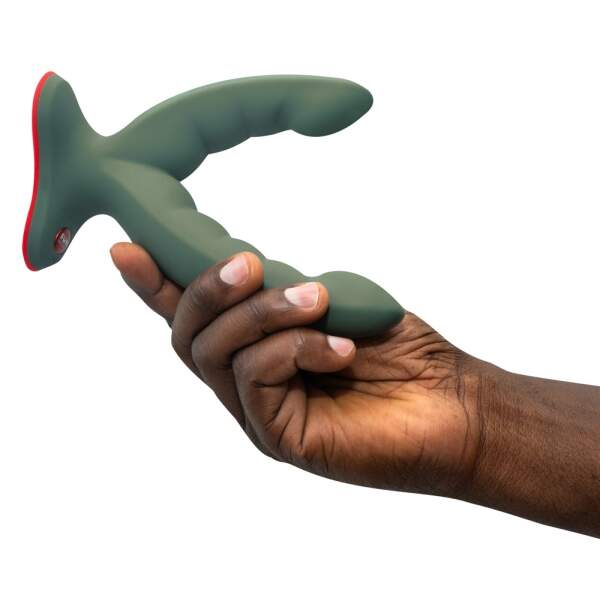 Fun Factory - Ryde - Dubbele Dildo - Zuignap - Anaal - Vaginaal - Siliconen - Groen - Afbeelding 4